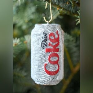 NWT Altard State Diet Coke Christmas ornament bling cola drink Coca Cola gift